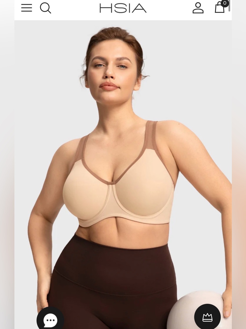 HSIA women’s sport’s bra 44G